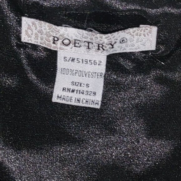 POETRY | Faux Fur OPEN Zebra Printed Costume Vest - Picture 3 of 5